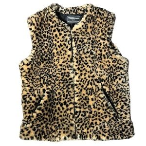 Furrocious VINTAGE Leopard Faux Fur Vest